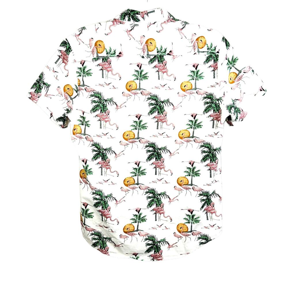 Denim & Flower Flamingo Mens Shirt S - Picture 2 of 4